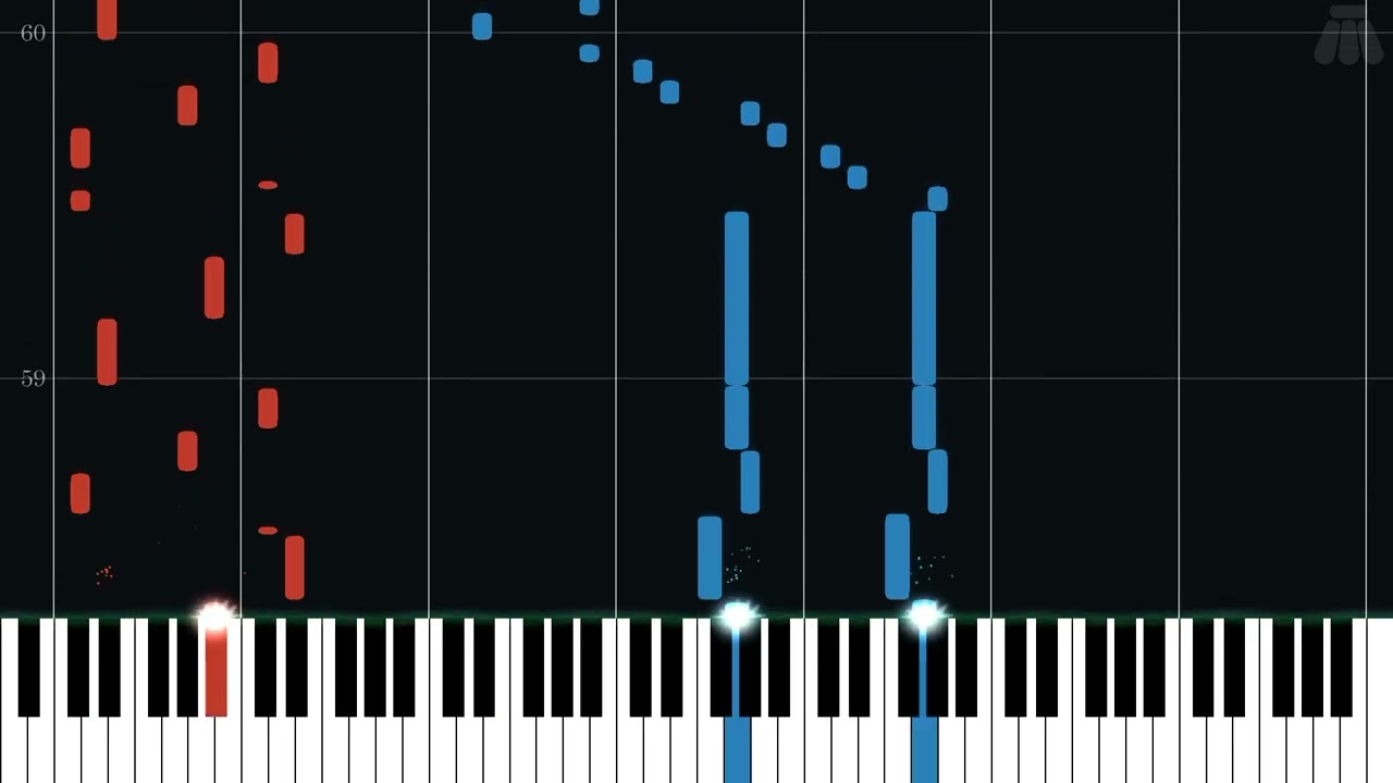 Toad's Turnpike - Mario Kart 64 - Intermediate Piano Tutorial