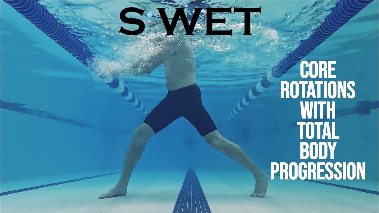 S’WET™ Pool Workout Move - Core Rotations w/ Total Body Progression