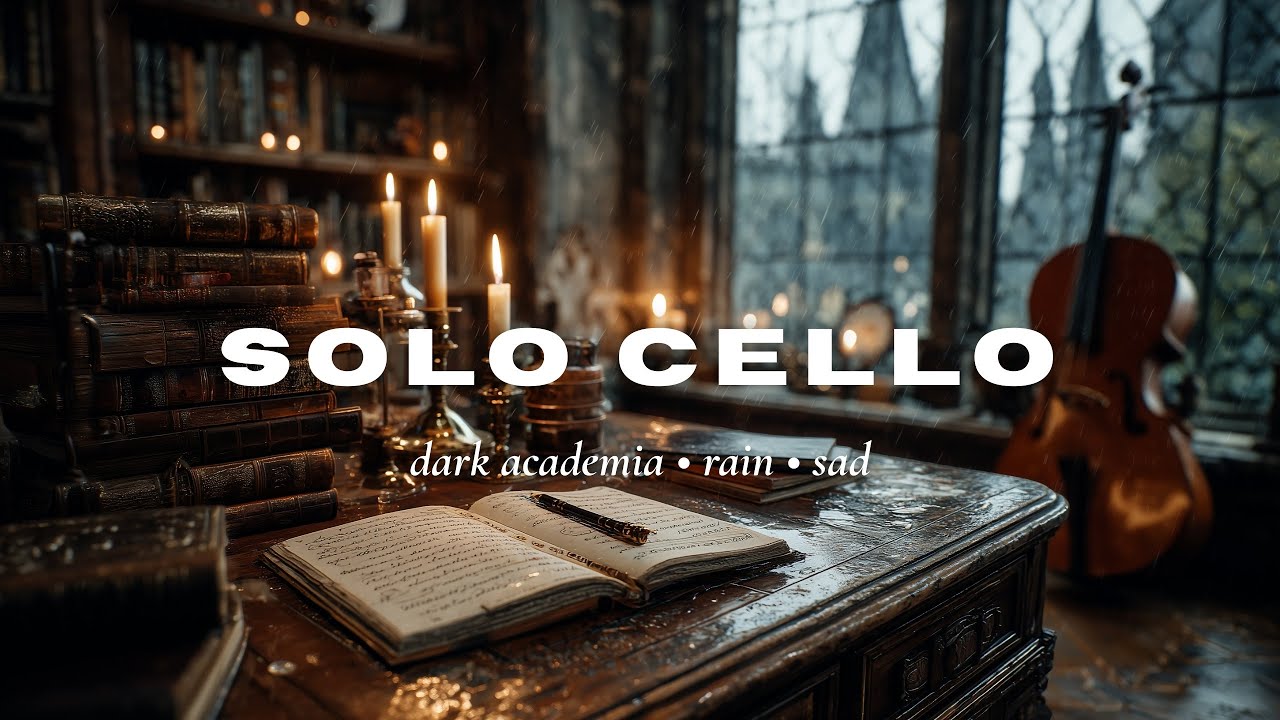 sad cello music 🎻 dark academia playlist for studying (project 02: the cellist's room)