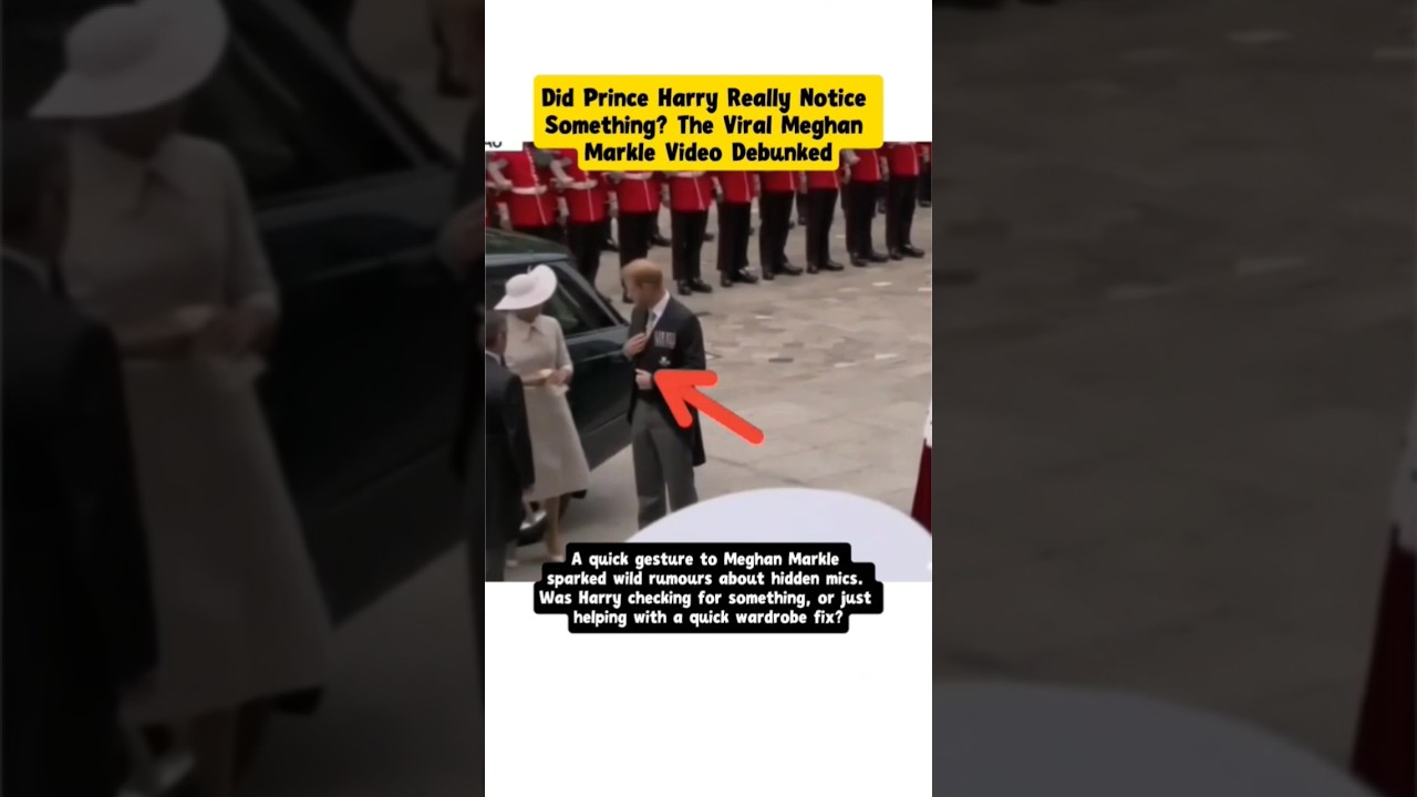 Did Prince Harry Really Notice Something? The Viral Meghan Markle Video Debunked#meghan #royaldrama