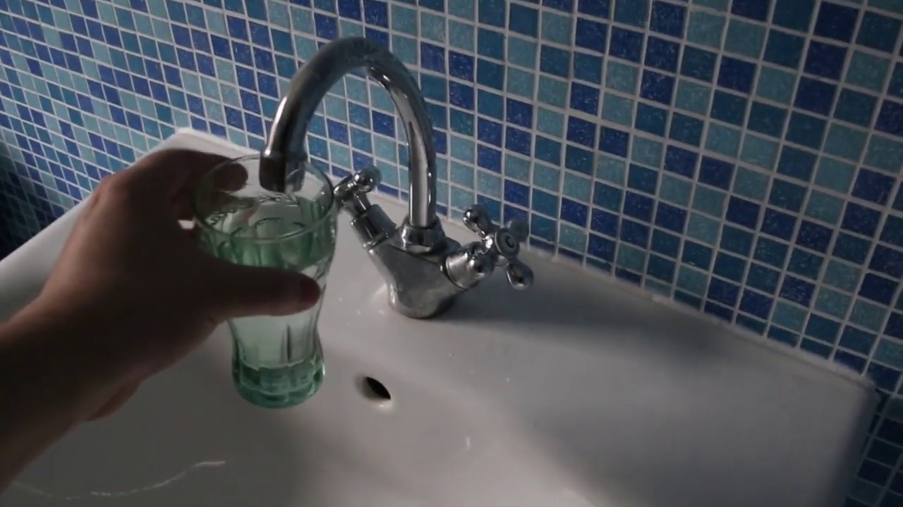 Viral video explained - faucet that sucks water from a glass