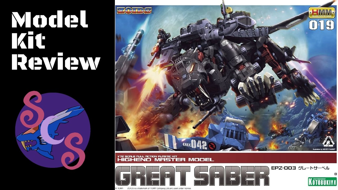 Обзор модели Zoids Kotobukiya HMM Great Saber