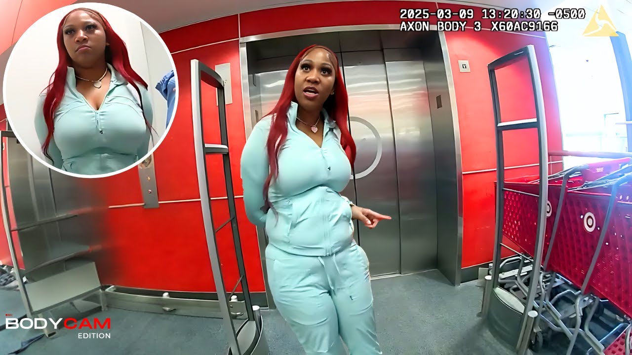 Target Shoplifter Caught Red-Handed Stealing a Bag Full of Merchandise