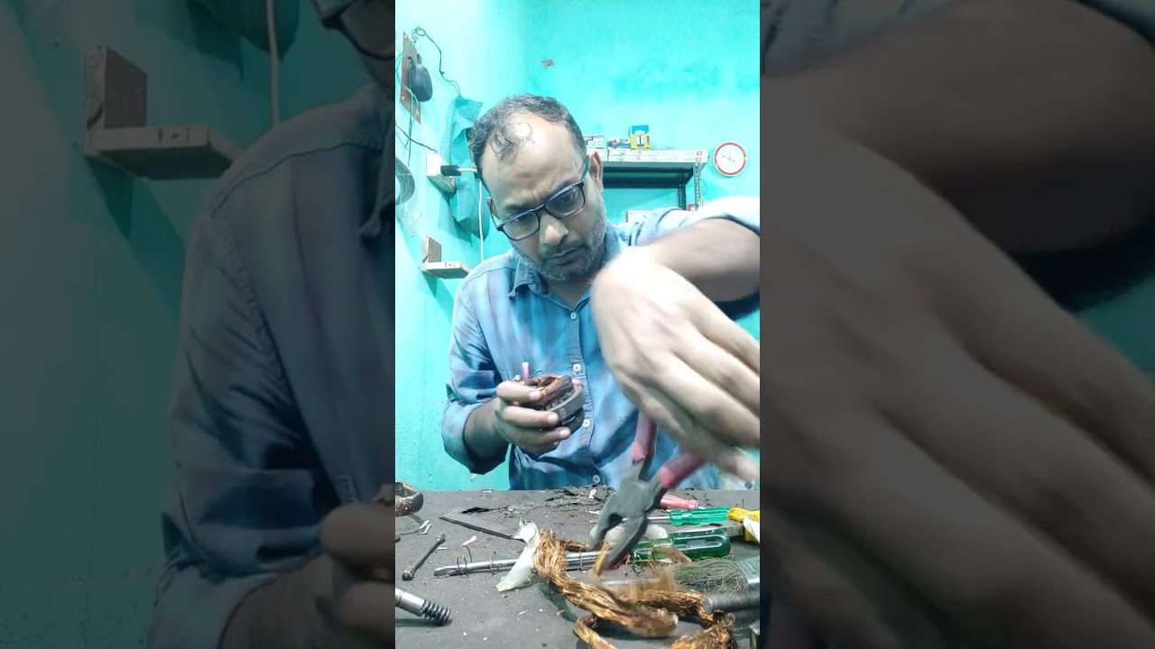 Table fan coil remove#shortvideo