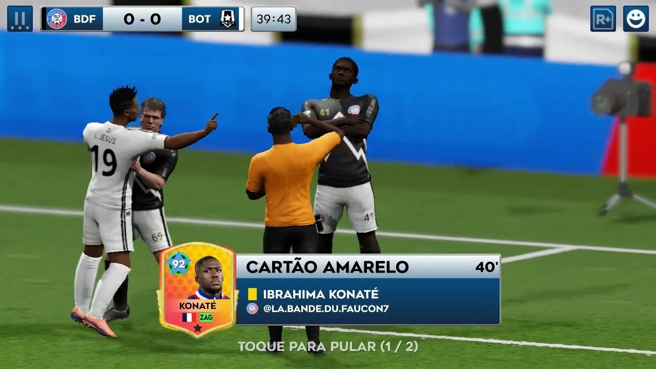 DLS LIVE 5 - JOGO 1 - BDF 1X2 BOT