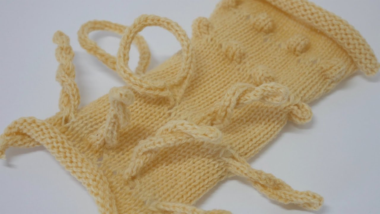 POPCORN, LOOP & TWIZZLER STITCH