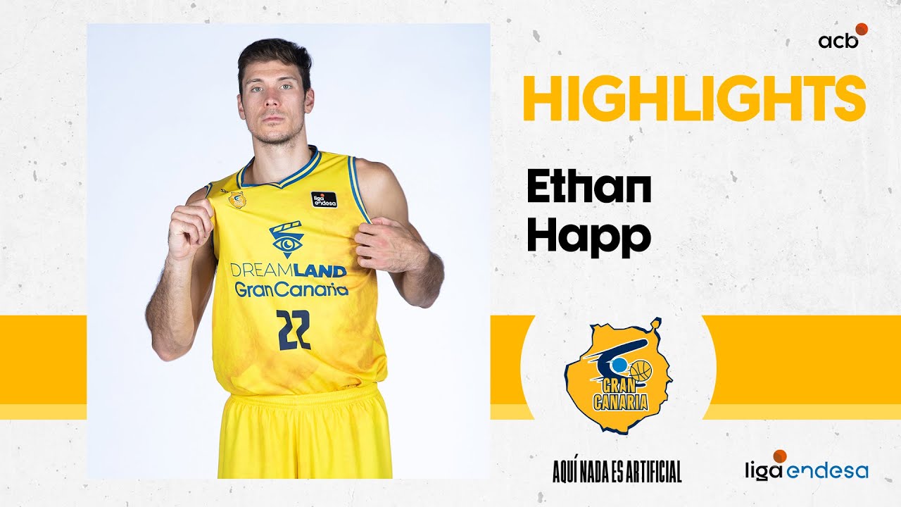 ETHAN HAPP, referente interior en la victoria del Dreamland Gran Canaria | Liga Endesa 2023-24