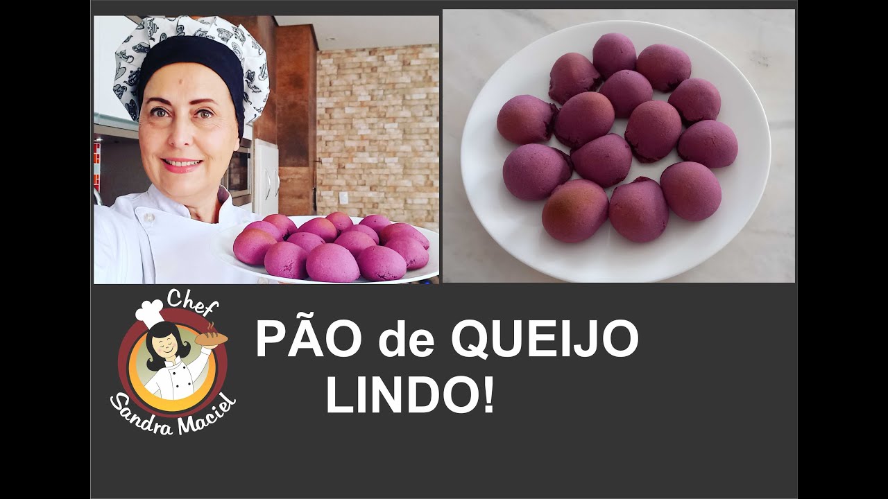 PÃO DE QUEIJO SEM GLÚTEN, SEM LACTOSE E SEM OVOS vegano, pão de beijo funcional de batata-doce roxa