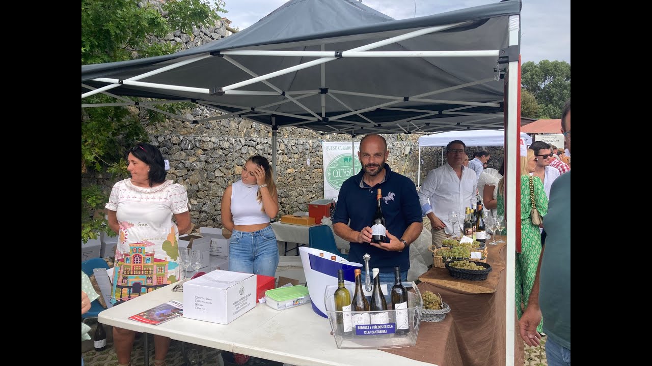 Resumen reportaje I Feria Vino Costa de Cantanbria y Quesos artesanos, en Isla (Cantabria)