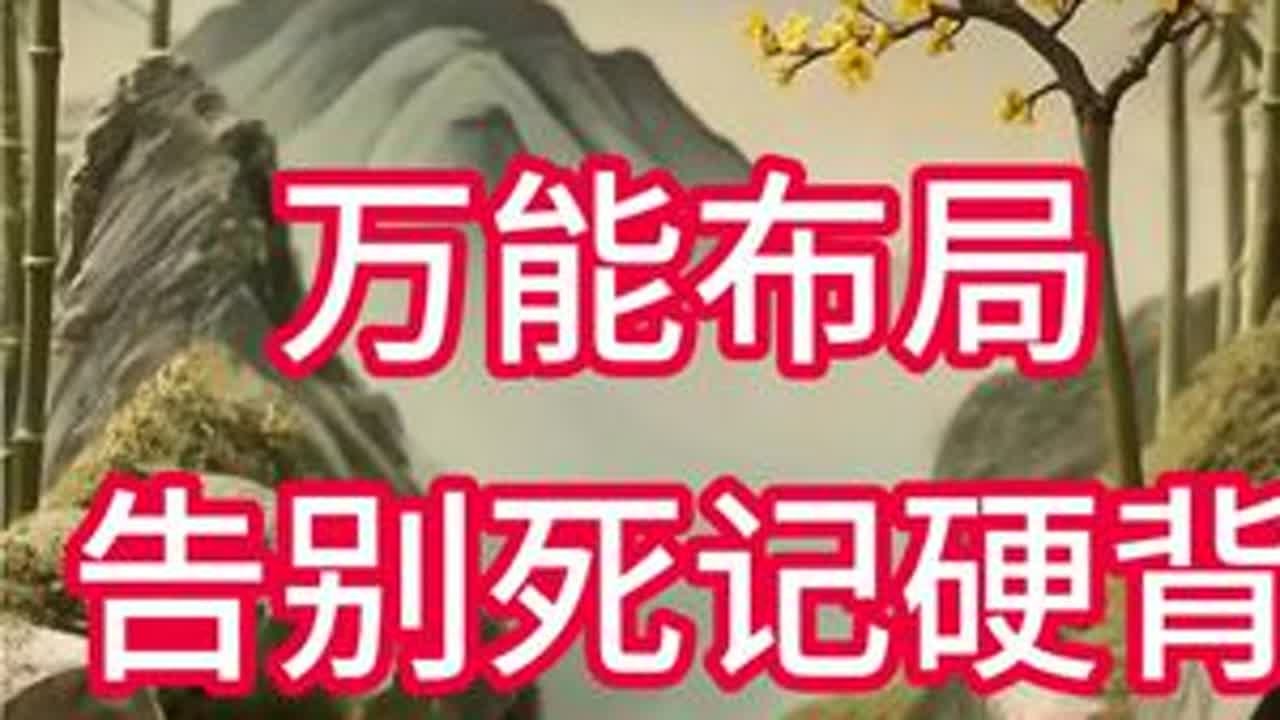 好学好记的先手布局。对手很难抵挡。快速提升！ #象棋 #中国象棋 #象棋高手