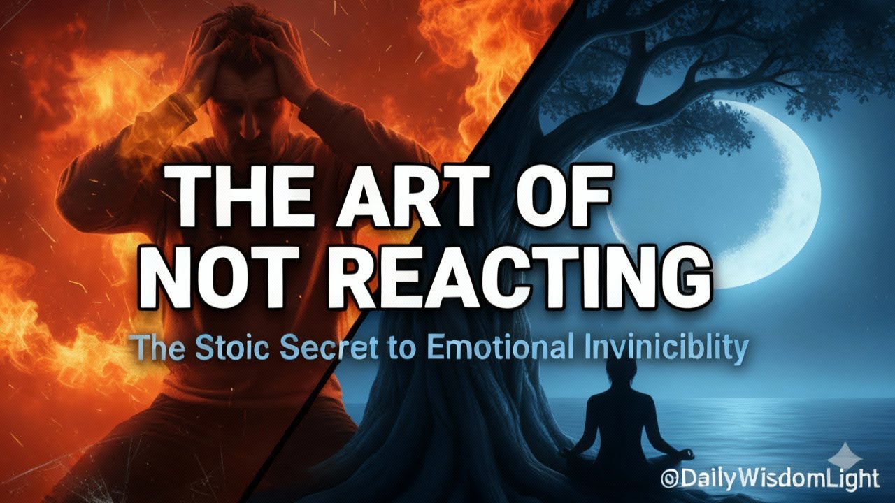 The Art of Not Reacting: The Stoic Secret to Emotional Invincibility