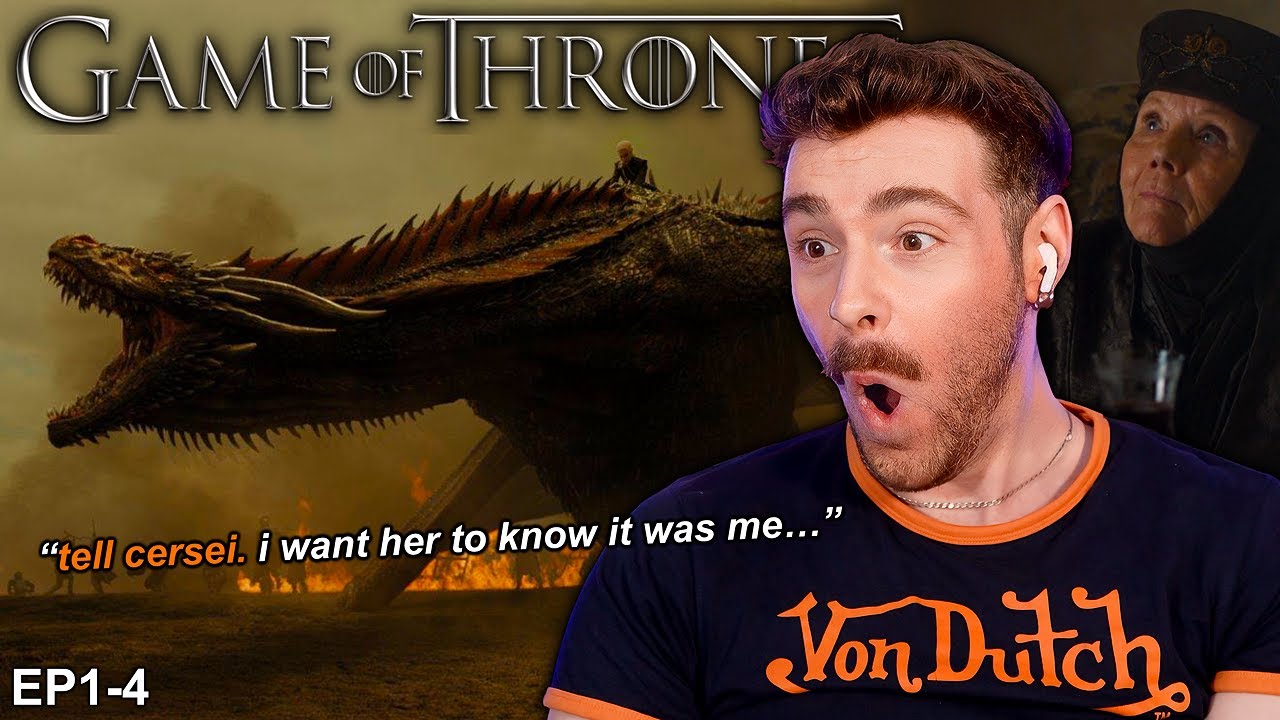 Binge watching Game of Thrones SEASON 7!! Part 1 EP1-4 ~ got reaction ~