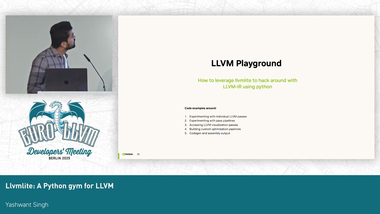 2025 EuroLLVM - llvmlite: A python gym for LLVM