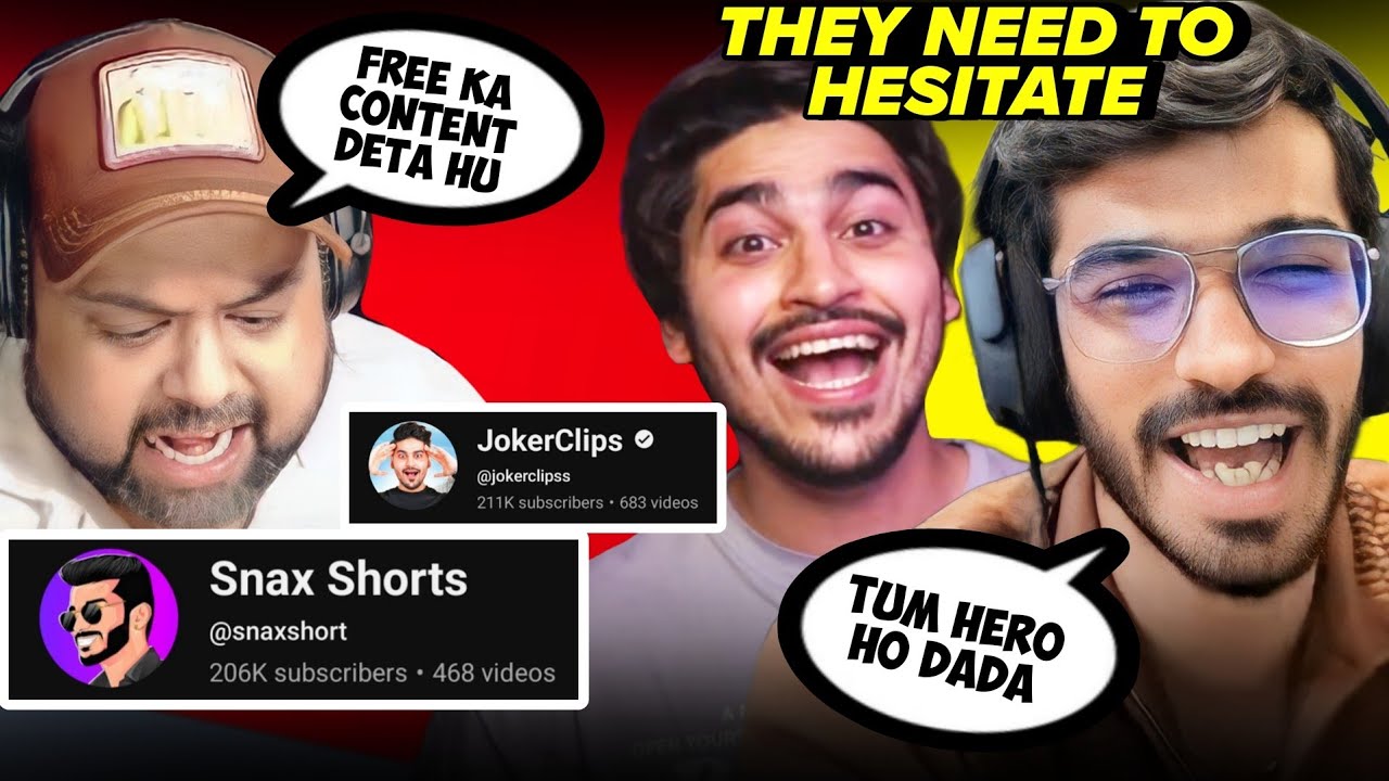 This Squad Needs To Hesitate😭 SNAX JOKER GOLDY BHAI & RONAK