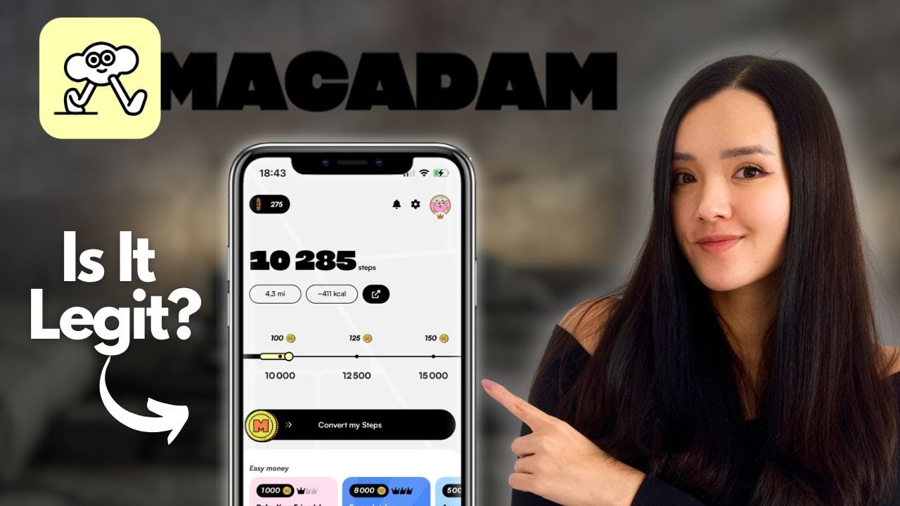 Я пытался заработать деньги, ходя пешком... Честный обзор Macadam.app