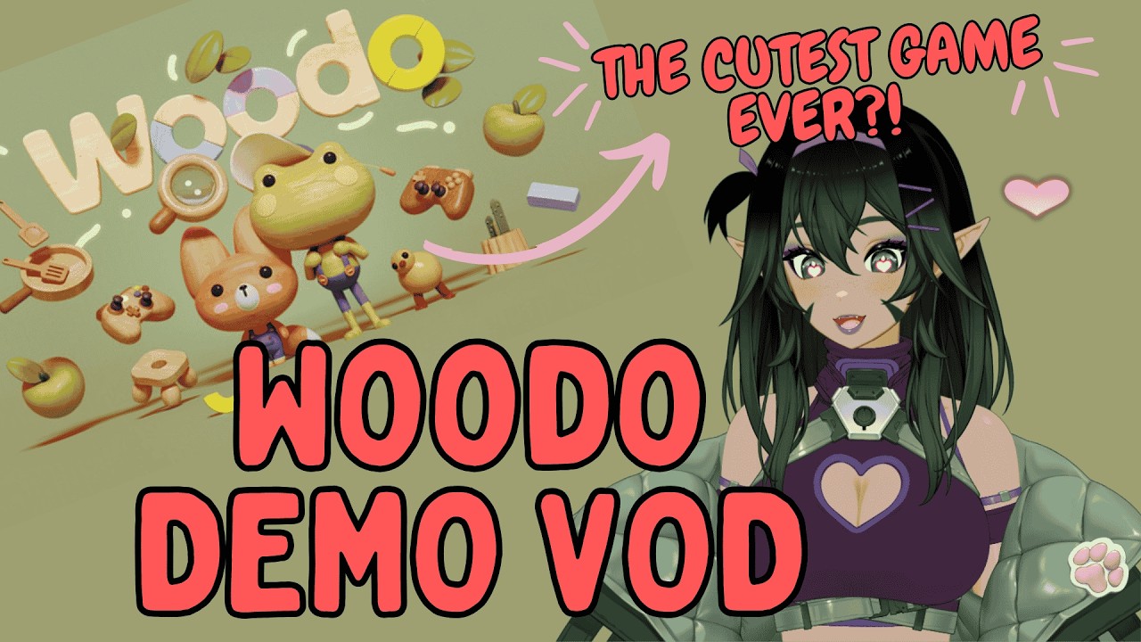 My Live Reaction to Woodo 🌿 The Cutest Cozy Game I’ve EVER Played