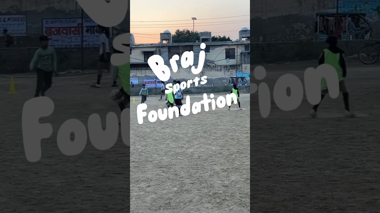 Kids at @BrajsportsFoundation  #football #grassroots #sportsdevelopment #shorts
