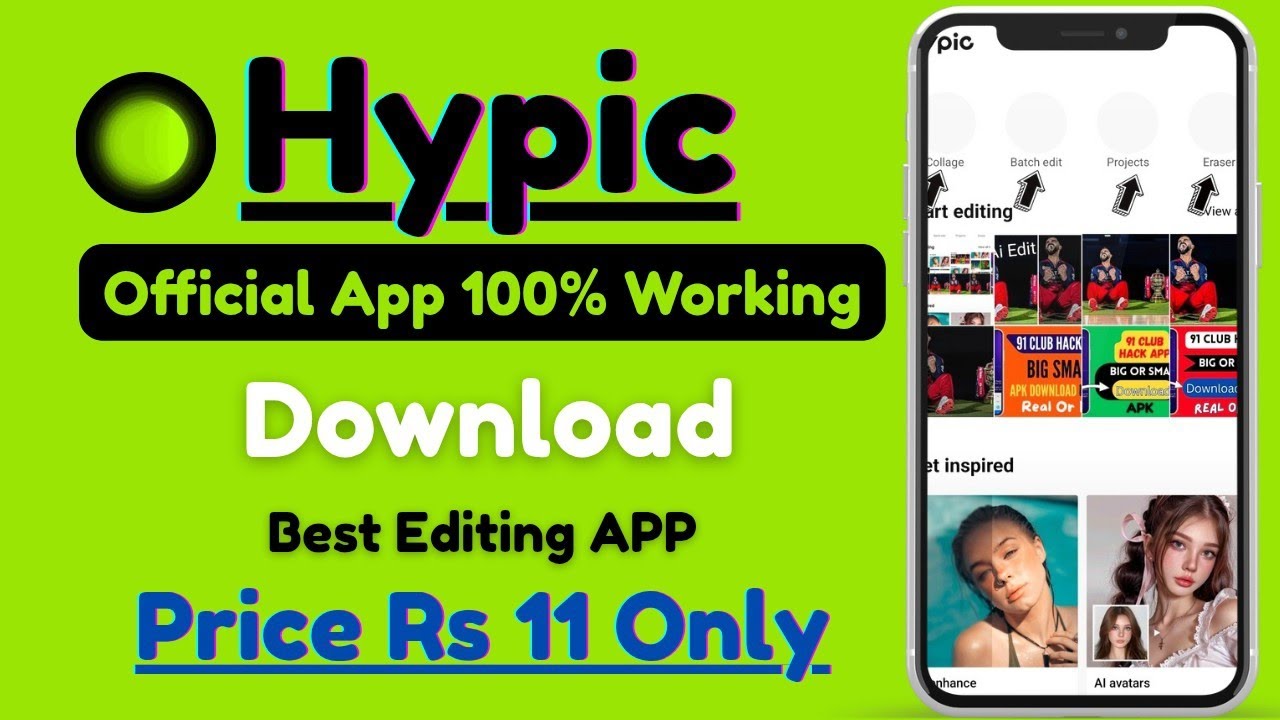 hypic pro mod apk download link 2025 | hypic apk download kaise kare | hypic photo editing app