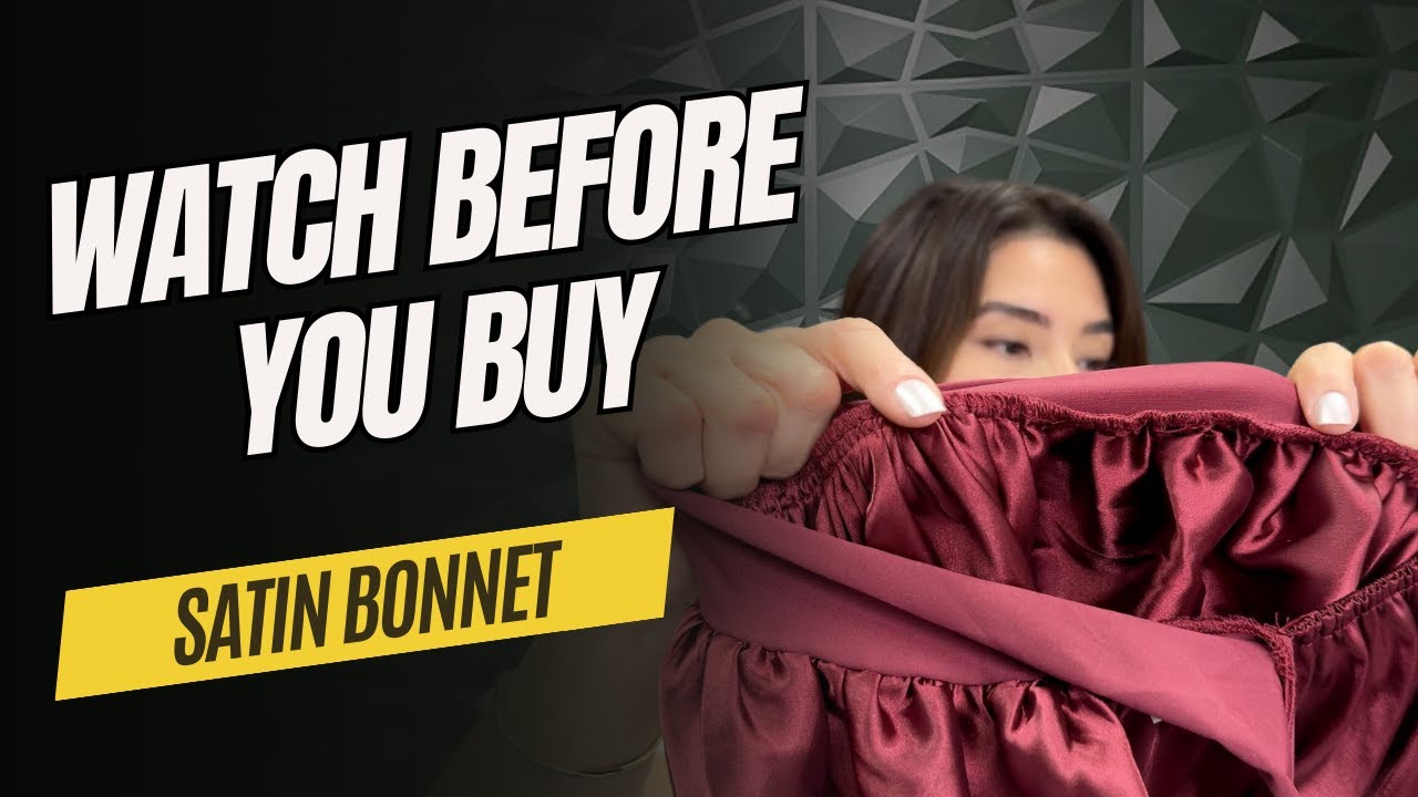 Can This Satin Bonnet Finally Stay Put All Night? #ad