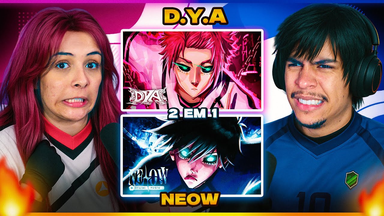 2 EM 1 NEOW + DYA: Itoshi Sae & Itoshi Rin (Blue Lock) | [Casal Jounin React] 🔥