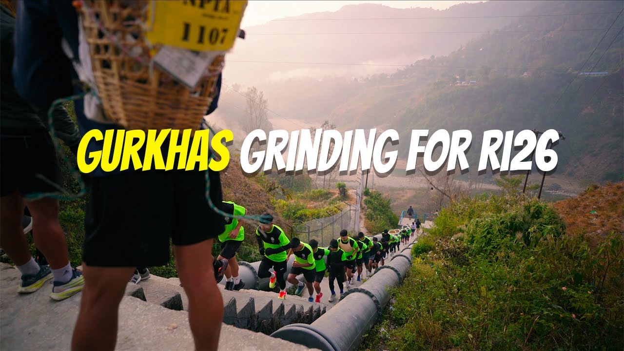 The best of pre GURKHA recruitment training at Power house, Pokhara