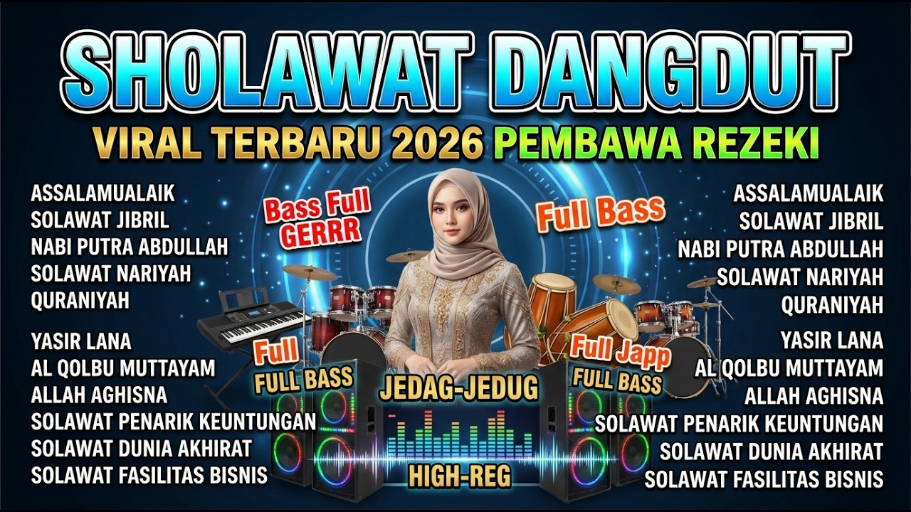 Lantunan Sholawat Nabi Pembawa Keberkahan | Membantu Rezeki Mengalir Lebih Tenang