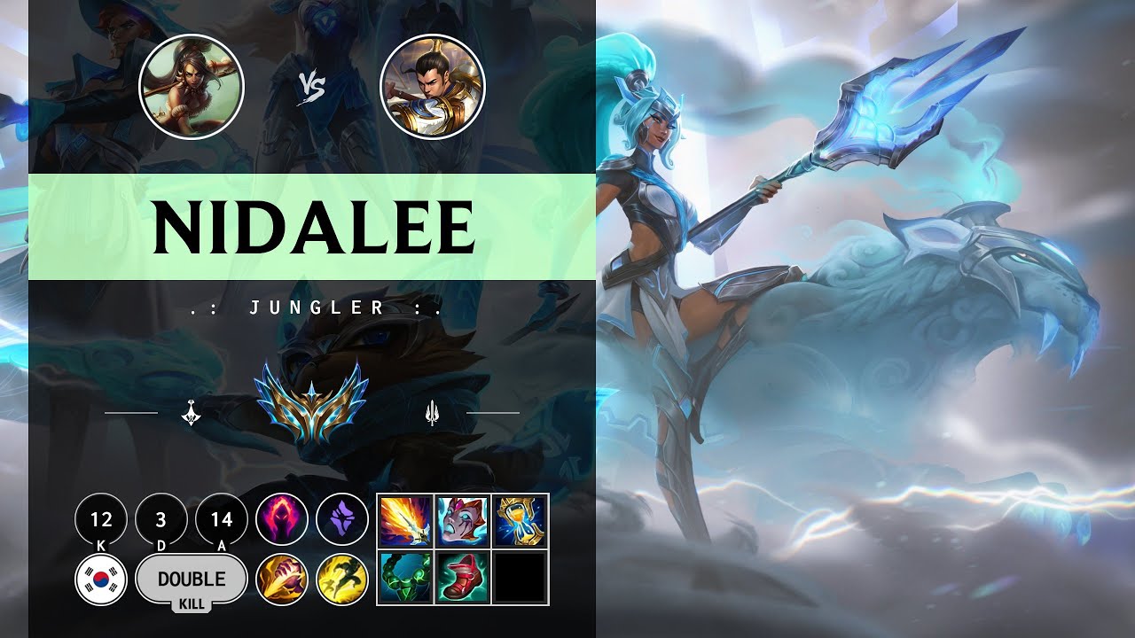 Nidalee Jungle vs Xin Zhao - KR Challenger Patch 14.9