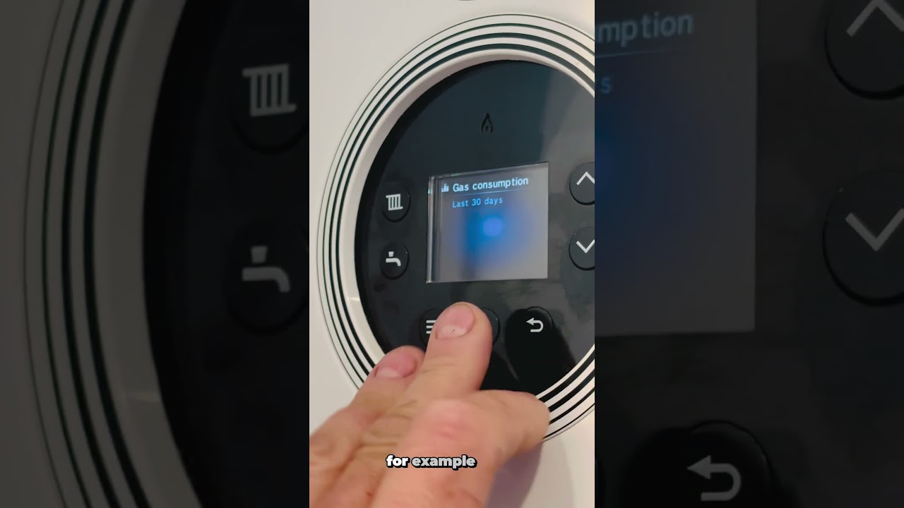 How to operate Worcester boiler control screen & what menu buttons do.   #boilers #boilerservicing