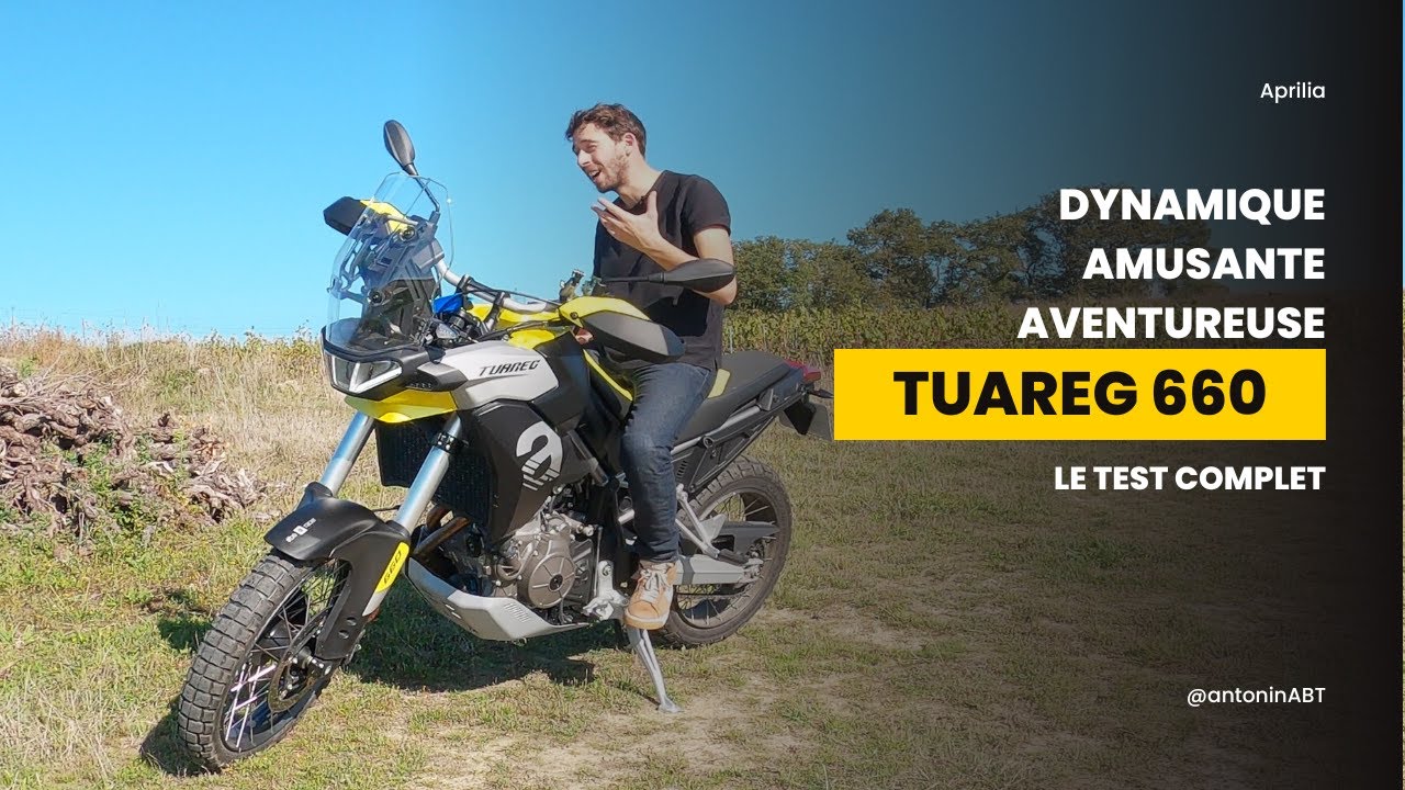 Le TEST de la TUAREG 660 de chez APRILIA ▶︎ @antoninatb