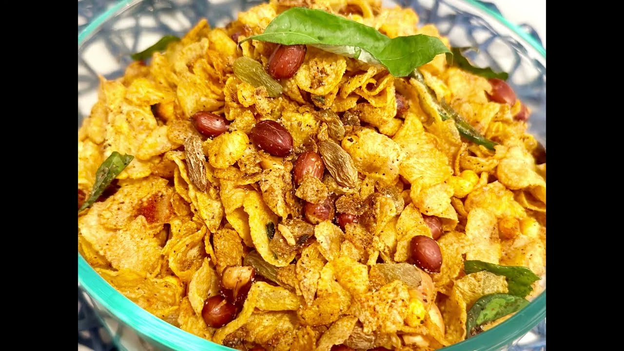Healthy Cornflakes mixture  | कॉर्नफ्लेक्स मिक्सचर रेसिपी | थोड़ा खट्टा, थोड़ा मीठा, सबको पसंद आएगा