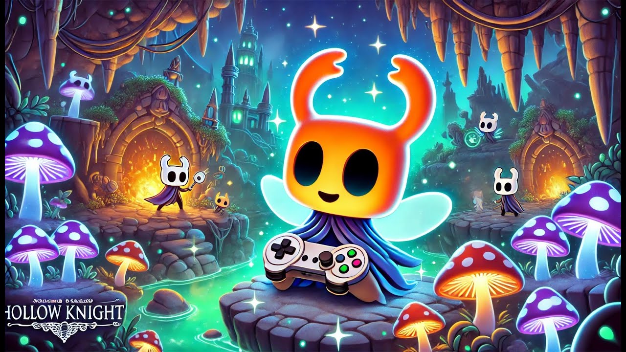 Stinger James Plays Hollow Knight – Adventure with the Orange Jellyfish!