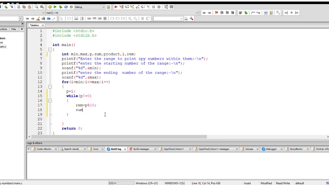 c program to print spy numbers.