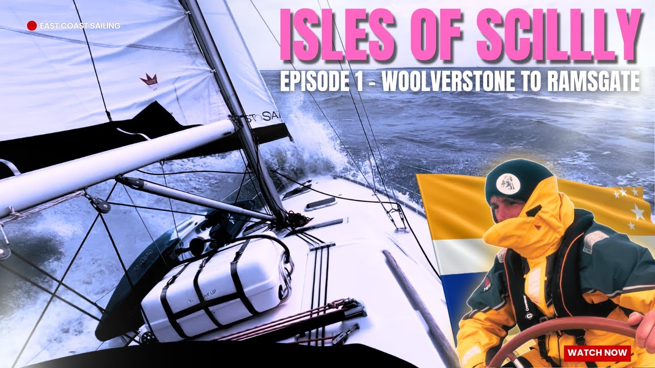 DISASTER on Day 1 ! Rough Sailing to the Isles of Scilly