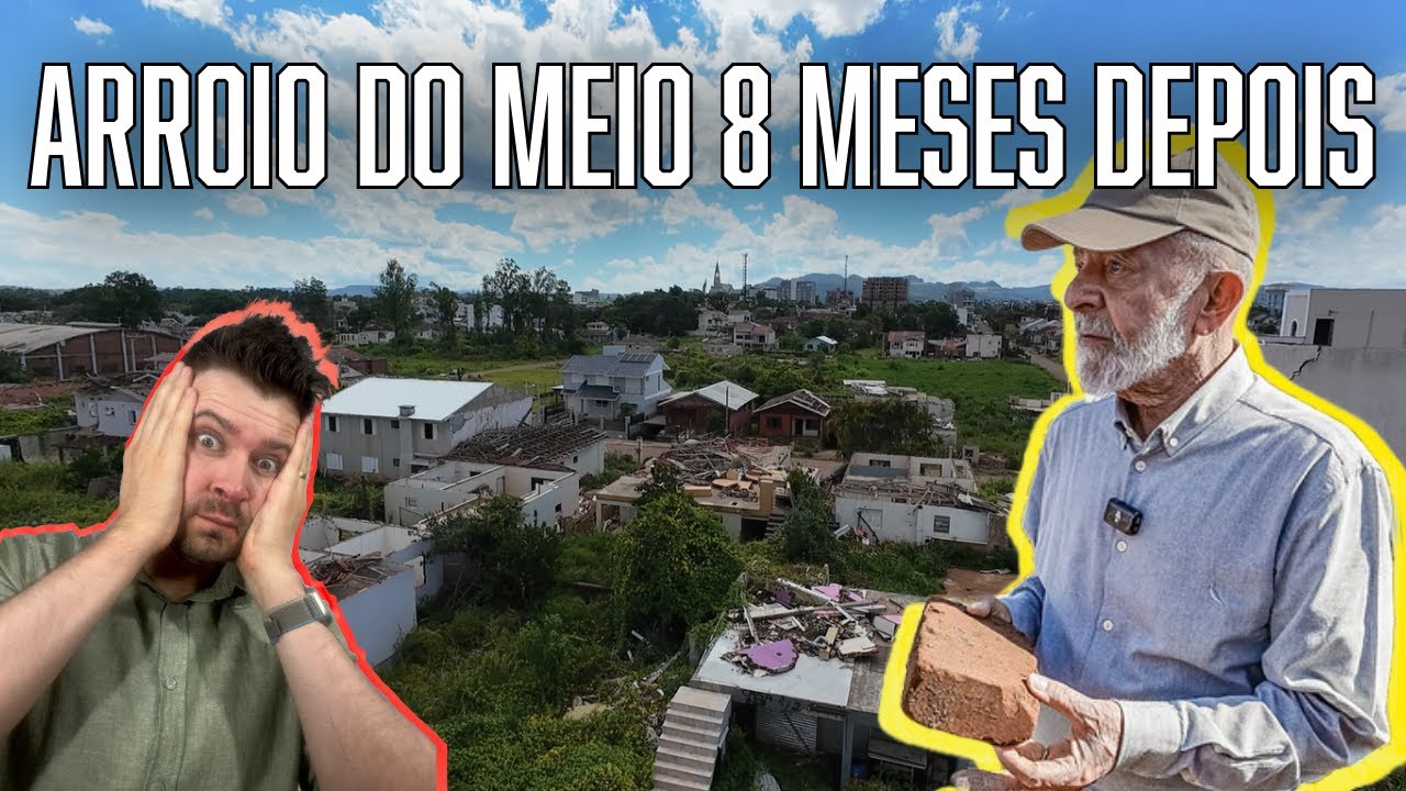 Arroio do Meio, 8 meses depois da enchente de 2024.
