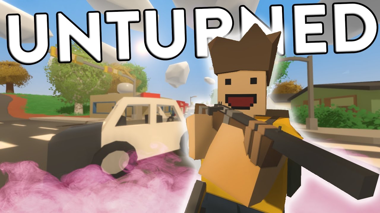 Unturned Funny Moments With Friends (Stealing Faces, Wildlife Chasing, Pants Stealing and More!)