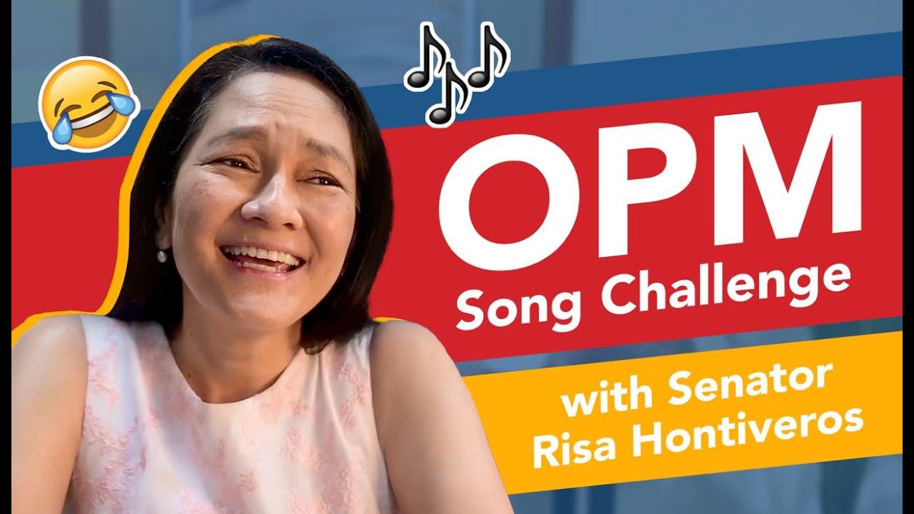 OPM song challenge with Sen. Risa Hontiveros 🎶