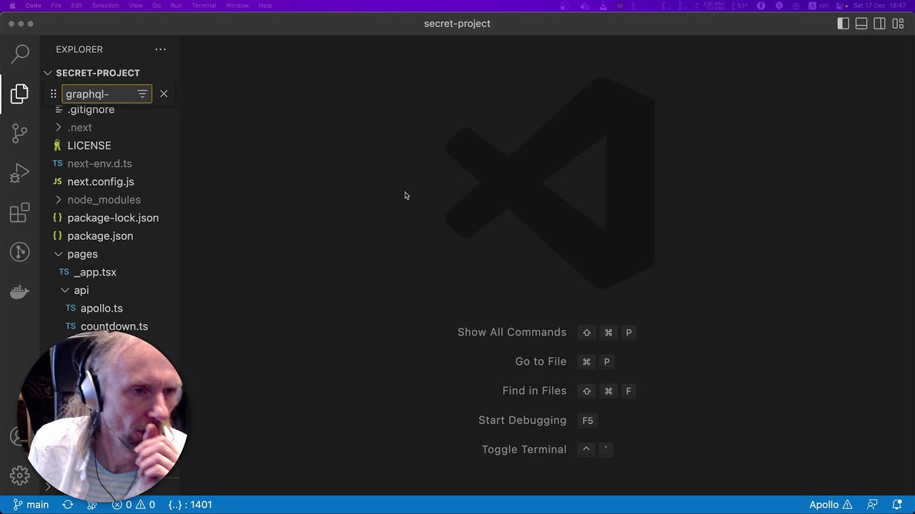 Secret Project #3 - Подключил ApolloServer v4