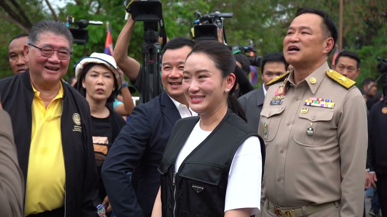 ต้อนรับคณะนายกรัฐมนตรีลงพื้นที่หน้าด่านพรมแดนบ้านคลองลึก