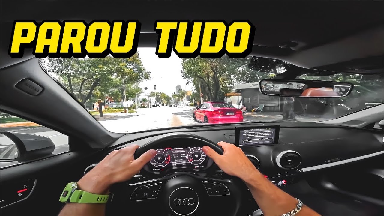 ROLE DE AUDI em SAO PAULO, Encontro de carro parou TUDO