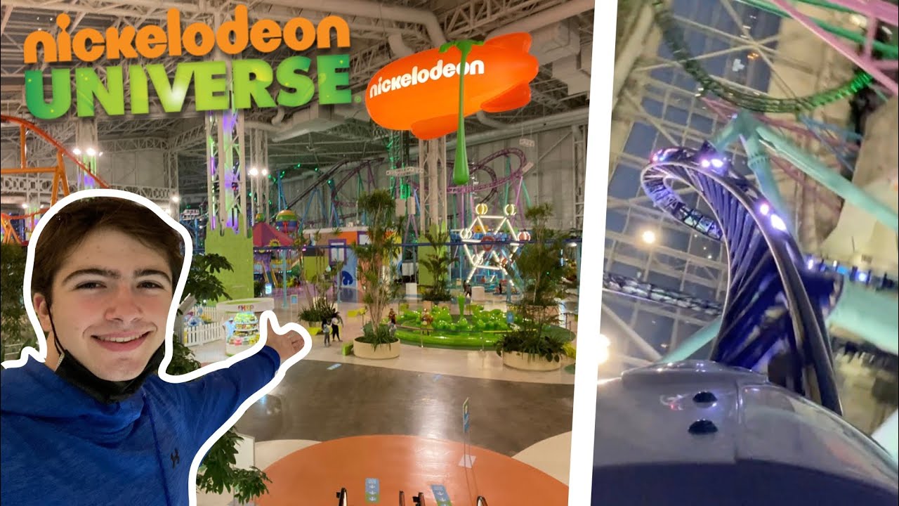 WE WENT TO THE LARGEST INDOOR AMUSEMENT PARK IN NORTH AMERICA! (Nickelodeon Universe NJ)