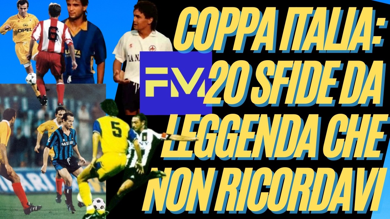 COPPA ITALIA: 20 sfide Incredibili che NON RICORDAVI | ⚽🔥 Davide contro Golia