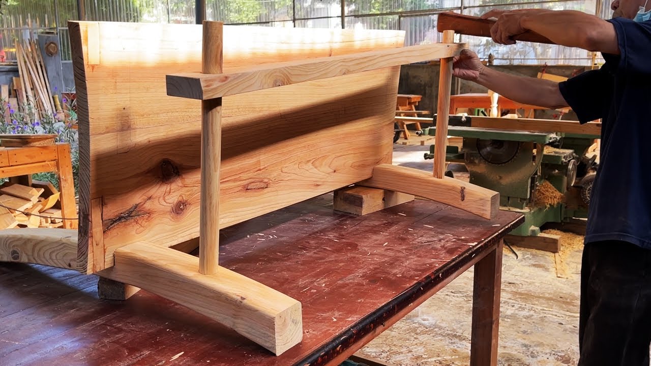 Very Quickly Build Japanese Style Bench.