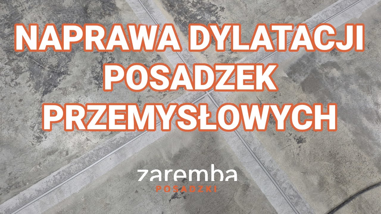 Naprawy dylatacji posadzek przemysłowych betonowych i żywicznych #naprawaposadzek #naprawadylatacji