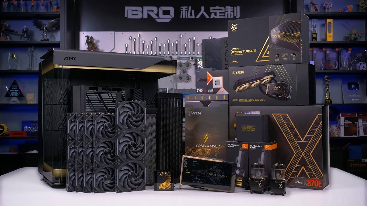 &laquo;БРАТ&raquo;, вот как выглядит топовый игровой ПК от MSI... (Монстр за $20 000) #сборкапк