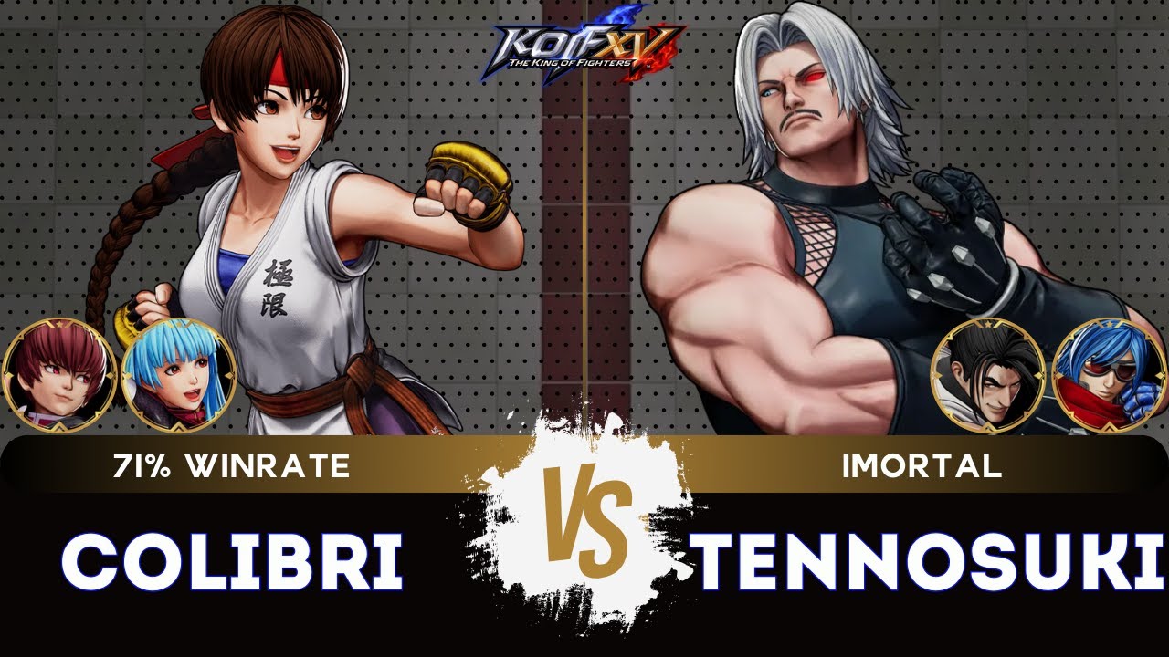 KOF XV ▰ COLIBRI (Kula/Yuri/O.Chris) 🆚 TENNOSUKI (Haohmaru/O.Rugal/Krohnen) 🎞️Replay Match - 1/26