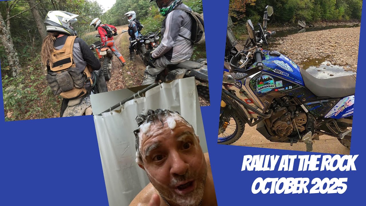 Rally at the Rock October 2025 Adventure Motorcycle and Dual Sport Motorcycle Riding.