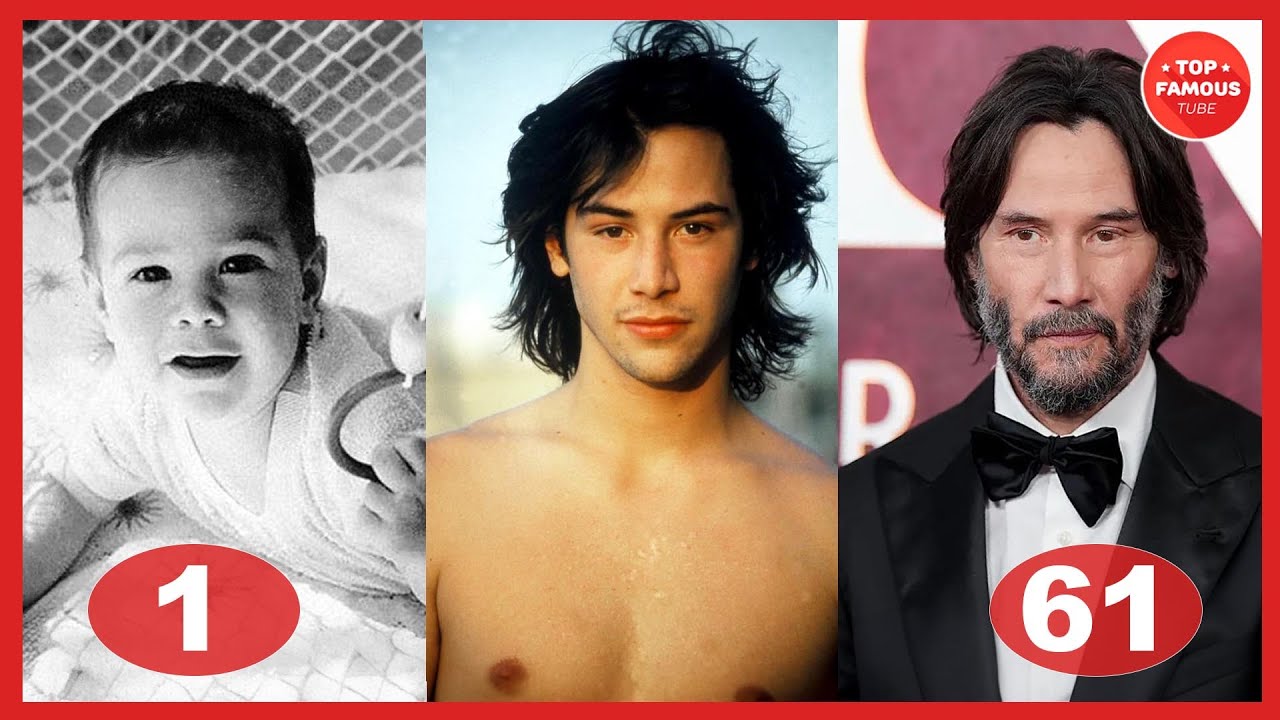 Keanu Reeves &agrave; travers les ann&eacute;es ⭐ De 1 &agrave; 61 ans