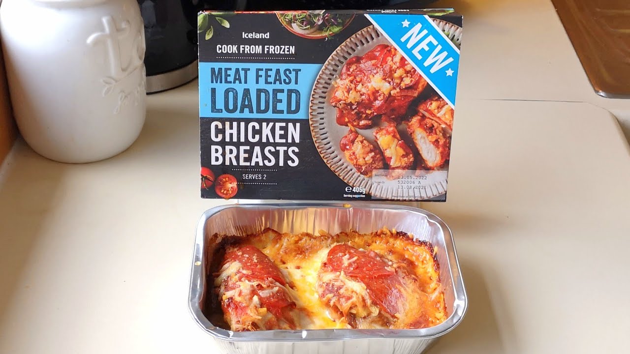 Meat Feast Loaded Chicken Breasts | New | Iceland | Food Review