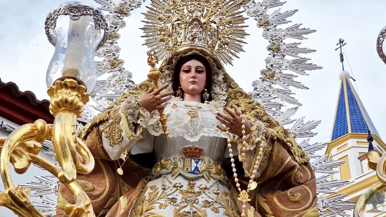 Salida de la Virgen de la Soledad de Albaida del Aljarafe - BM Carmen (Salteras)