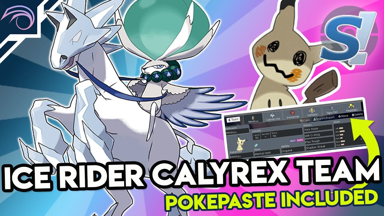 SERIES 10 on SHOWDOWN ICE RIDER CALYREX TEAM VGC 2021 Competitive Pokemon Sword and Shield